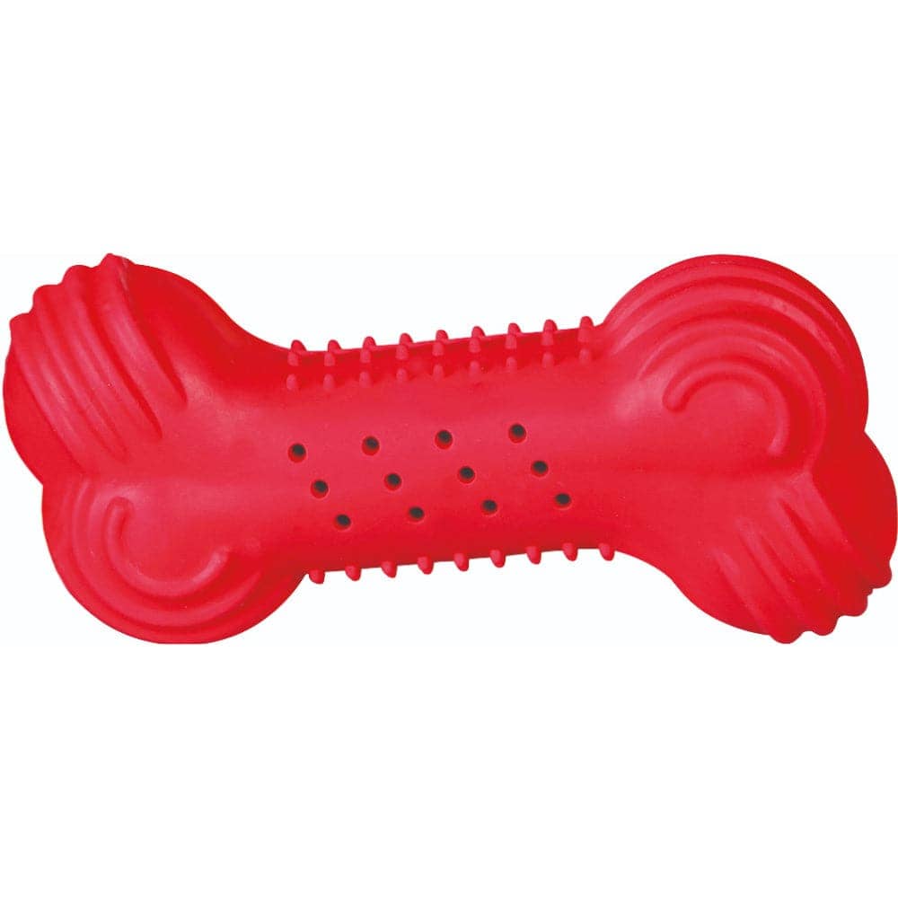 Trixie Cooling Bone Natural Rubber Toy for Dogs (Pink) image 2