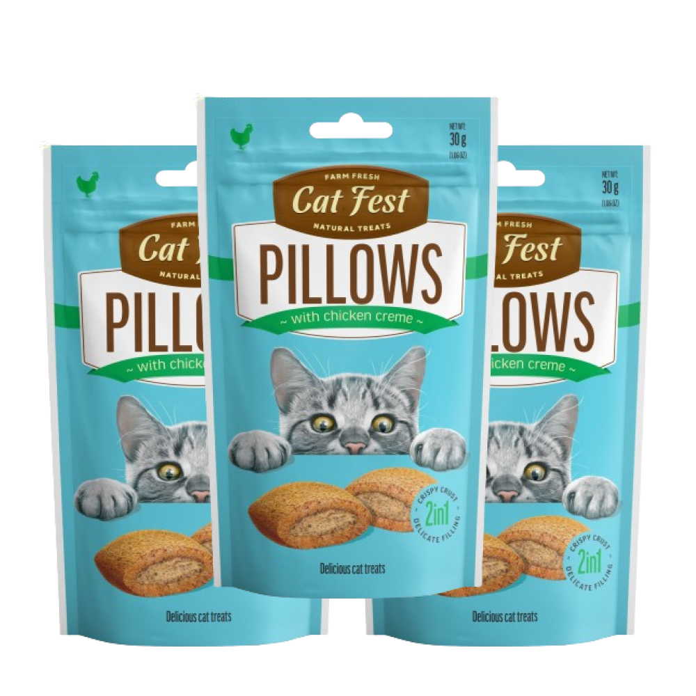 Catfest Pillows with Chicken Cream Cat Treats image 8