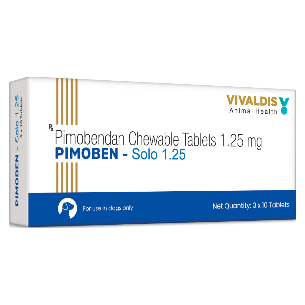 Vivaldis Pimoben (Pimobendan) Solo 1.25mg Tablet for Dogs image 3