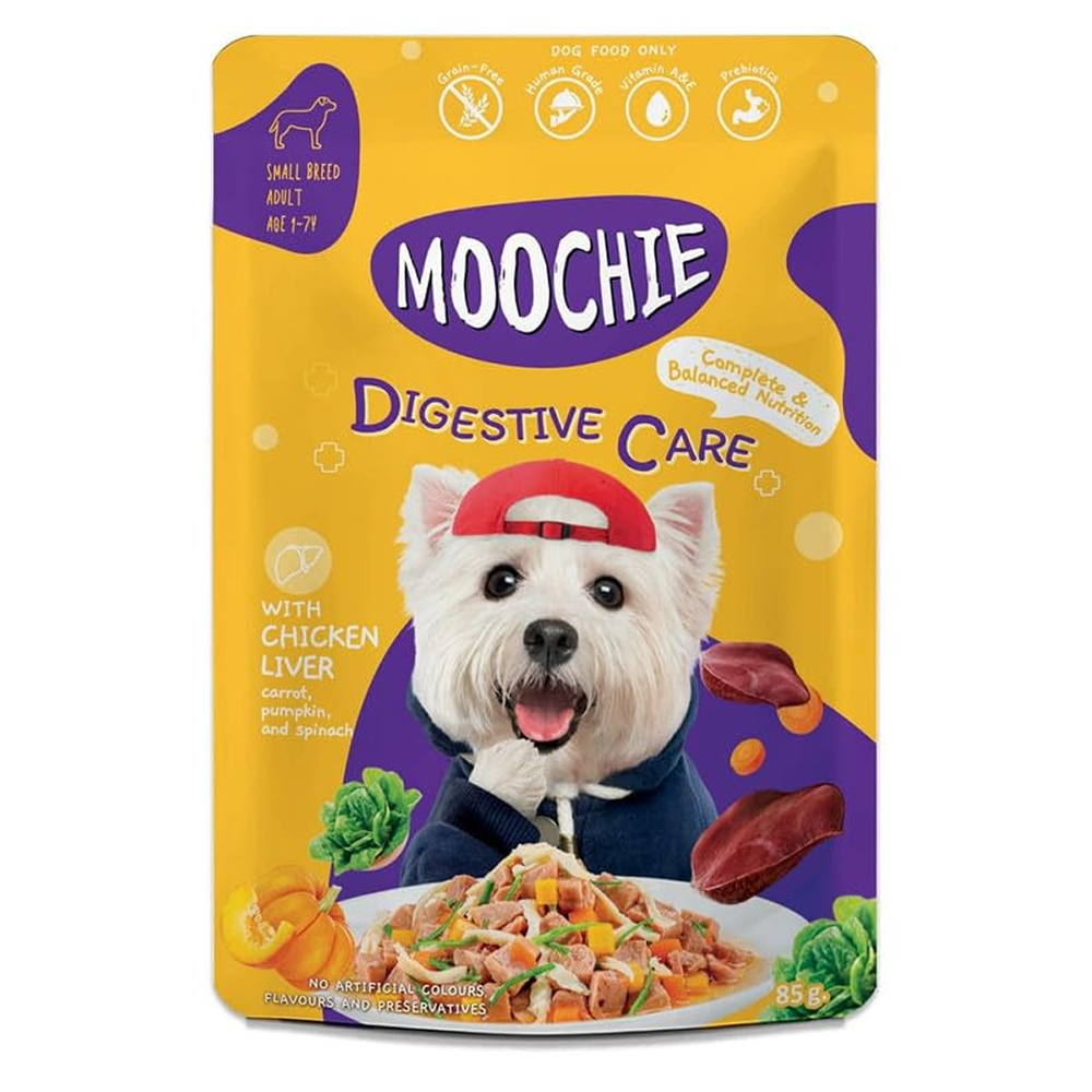 Moochie Digestive Care Casserole with Chicken Liver Gravy Adult Dog Wet Food