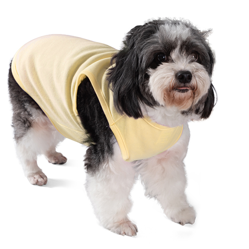 Talking Dog Club Tanky's Tank Tops for Dogs and Cats (Yellow)