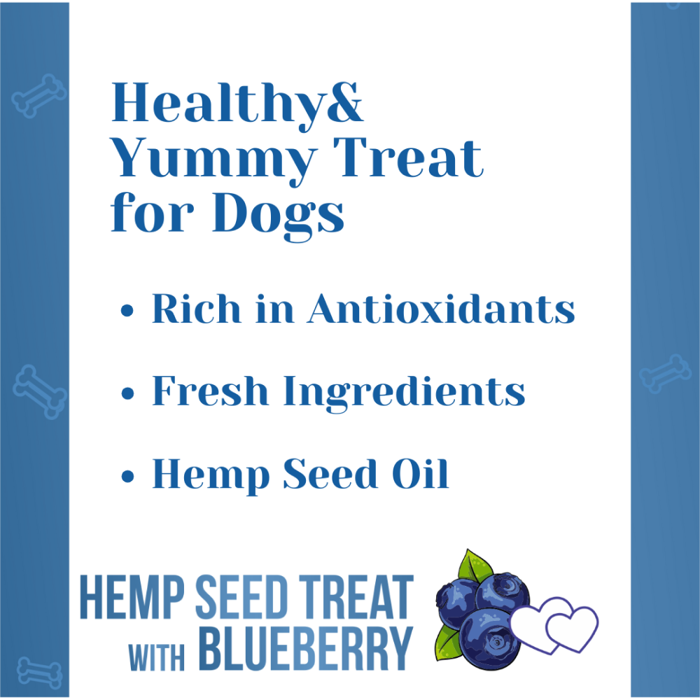 Healing Leaf Hemp Blueberry Treats and Skatrs Treat Hider Toy Combo for Dogs image 7