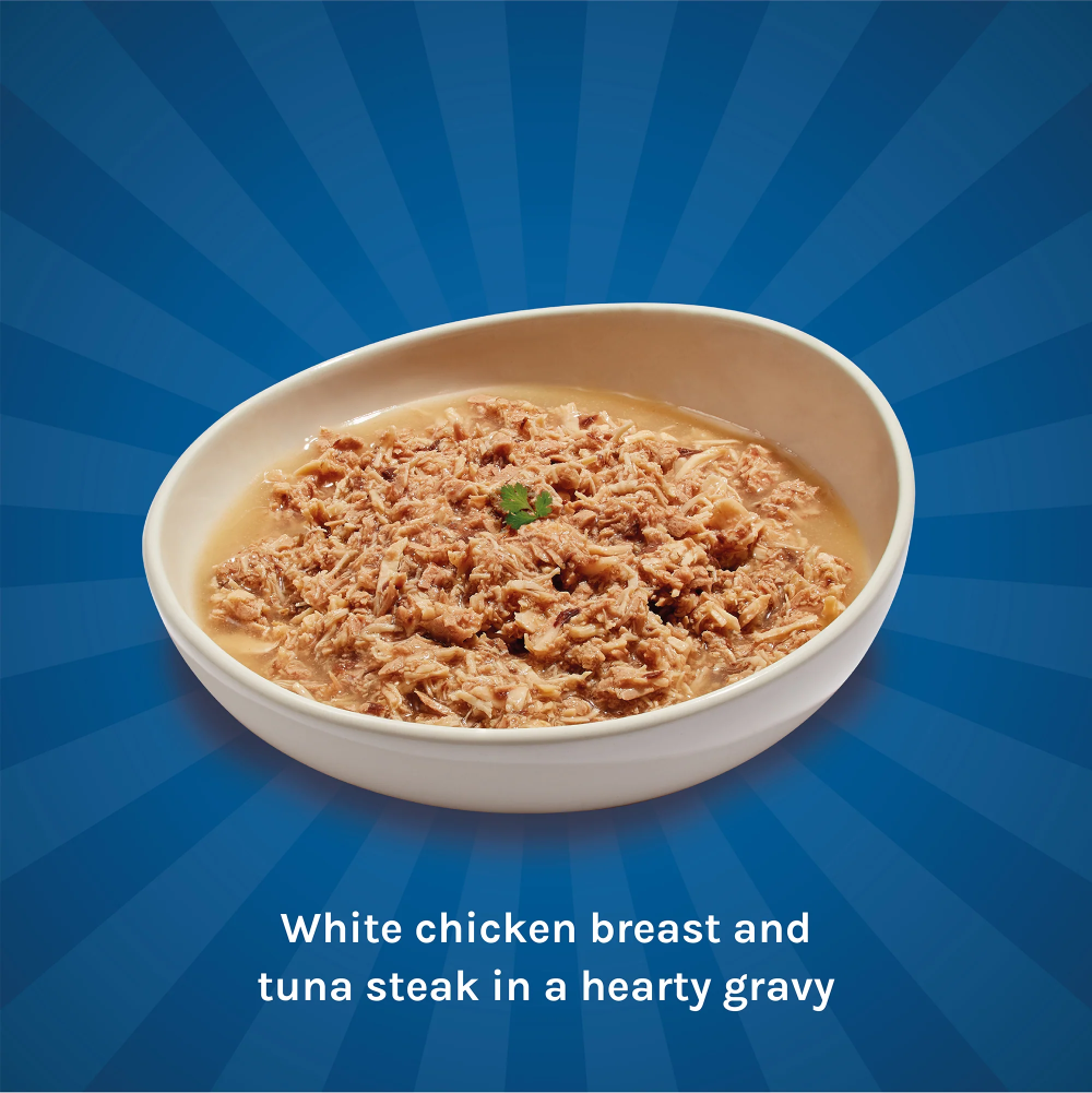 Kennel Kitchen Chicken with Tuna Shreds in Gravy Kitten & Adult Cat Wet Food (All Life Stage) image 3