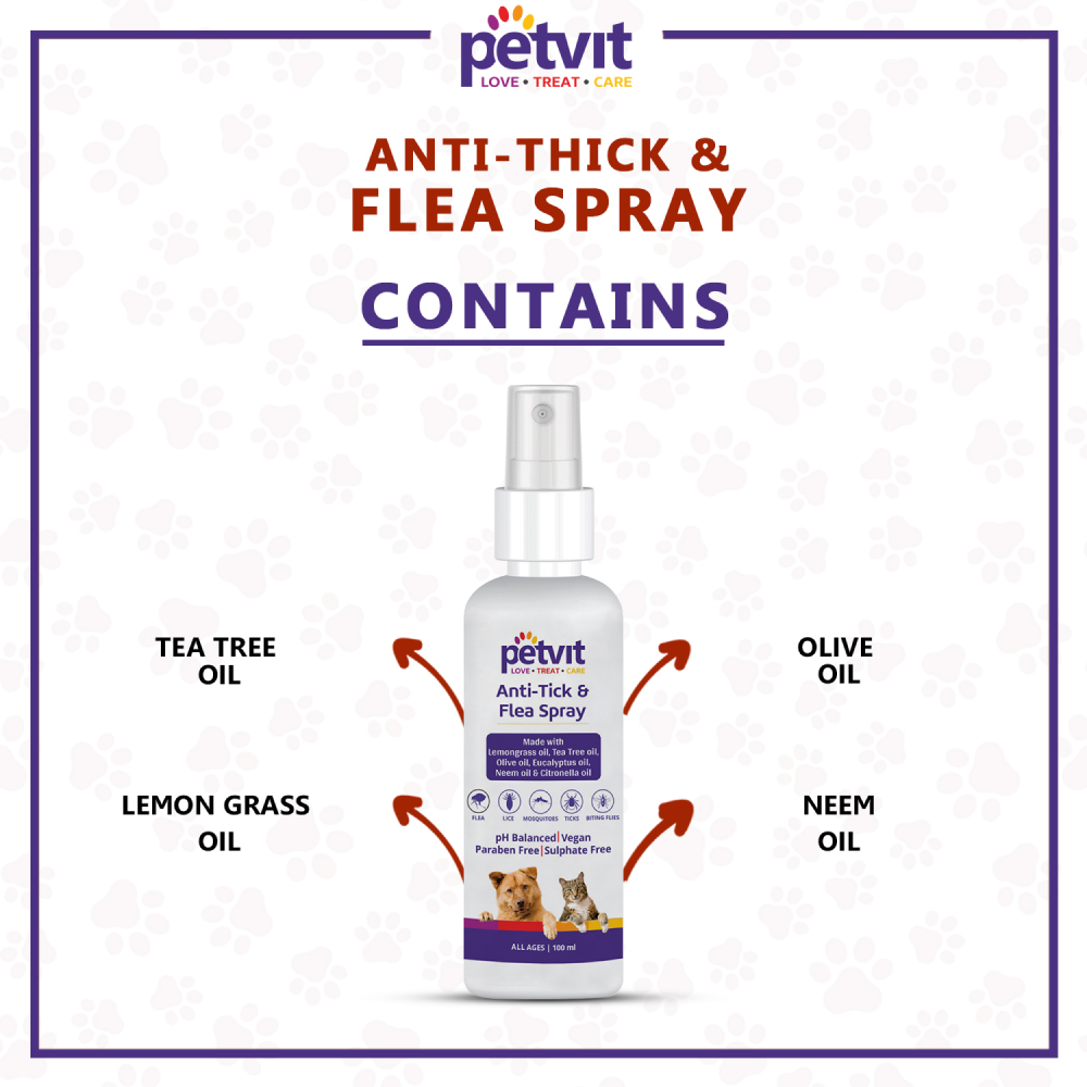 Petvit Anti Tick & Flea Spray for Dogs and Cats image 7