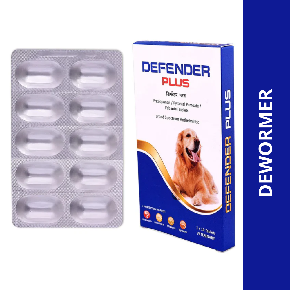 Medfly Healthcare Defender Plus Dewormer Tablets for Dogs image 1