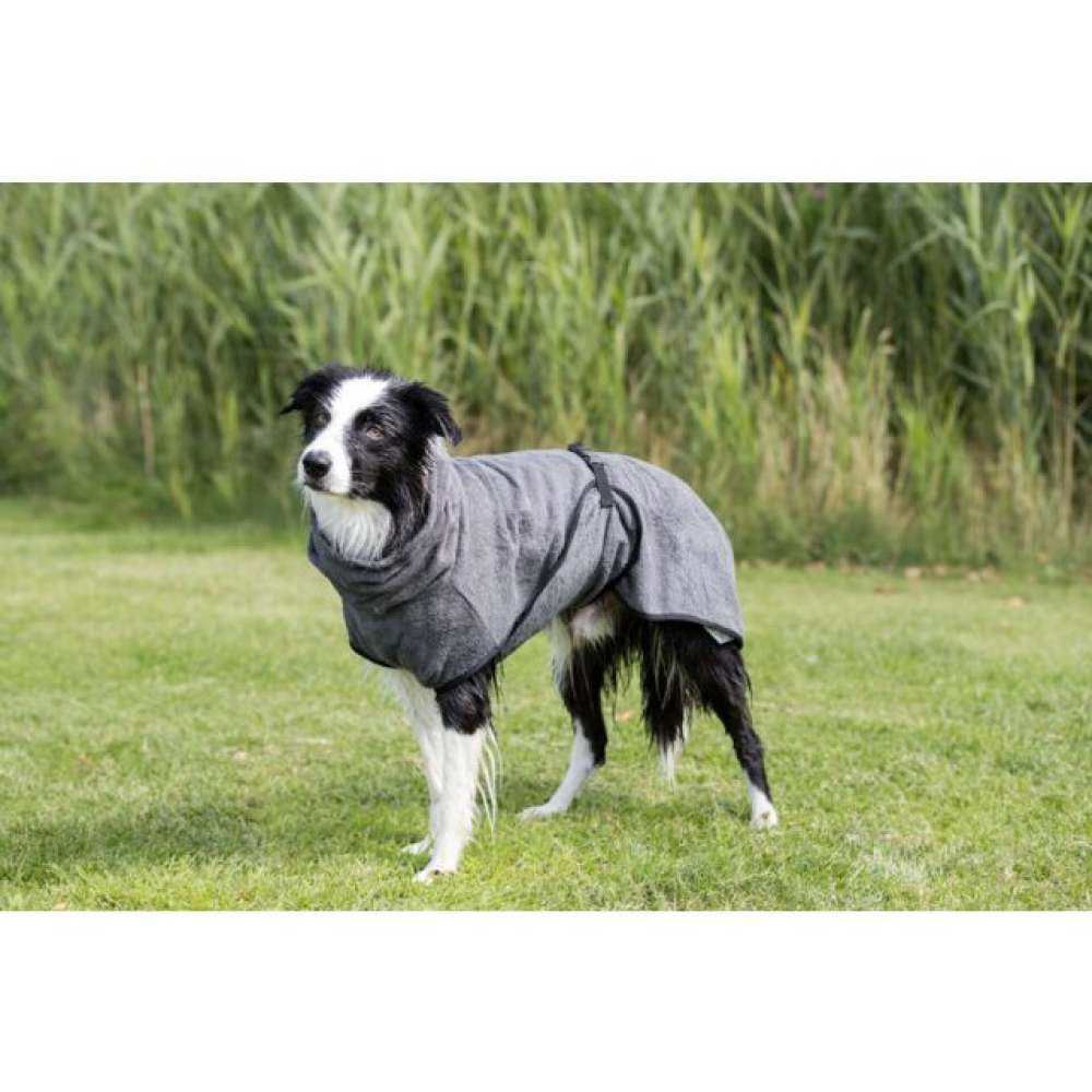 Trixie Bathrobe for Dogs (60cm, Grey) image 6