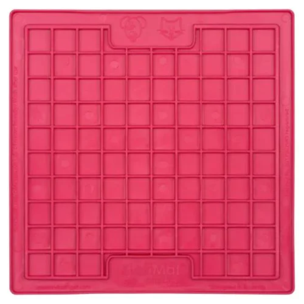 LickiMat Classic Playdate Slow Feeder for Cats and Dogs (Pink)