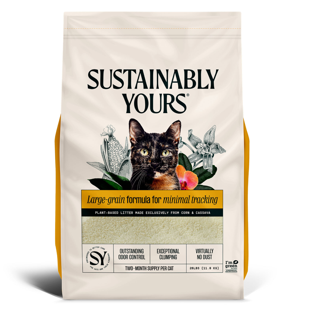 Sustainably Yours Multi Cat Unscented Large Grains Cat Litter image 10