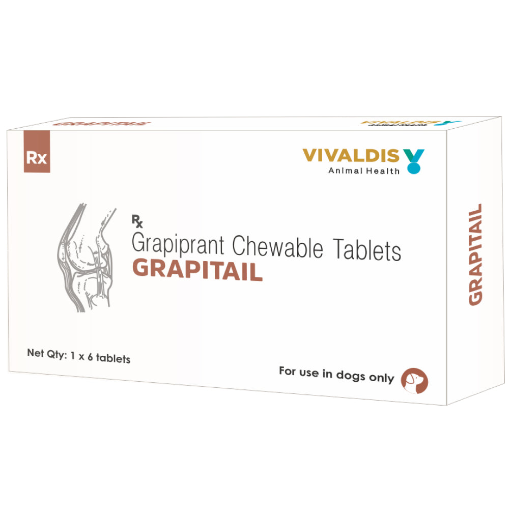 Vivaldis Grapitail 100mg (Grapiprant) Tablet for Dogs image 5