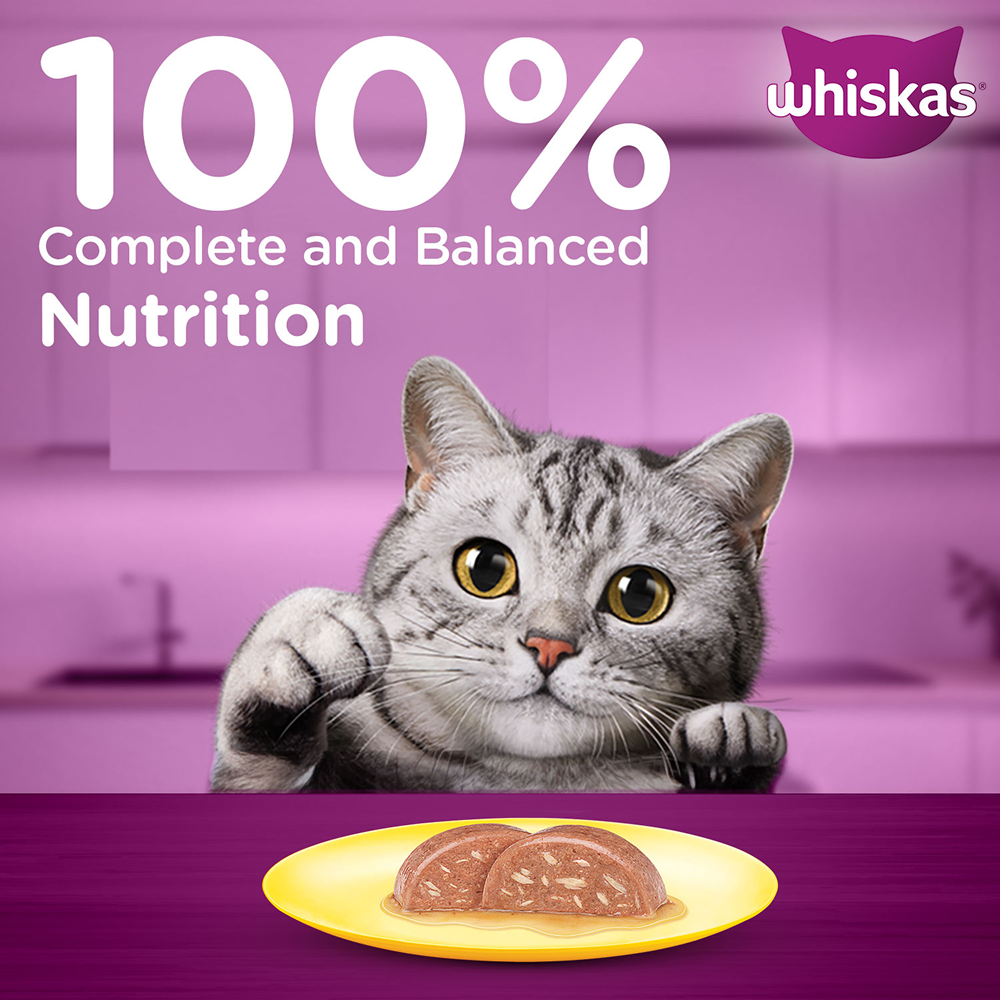 Whiskas Tuna & White Fish Adult (1+ Years) Cat Wet Food image 10