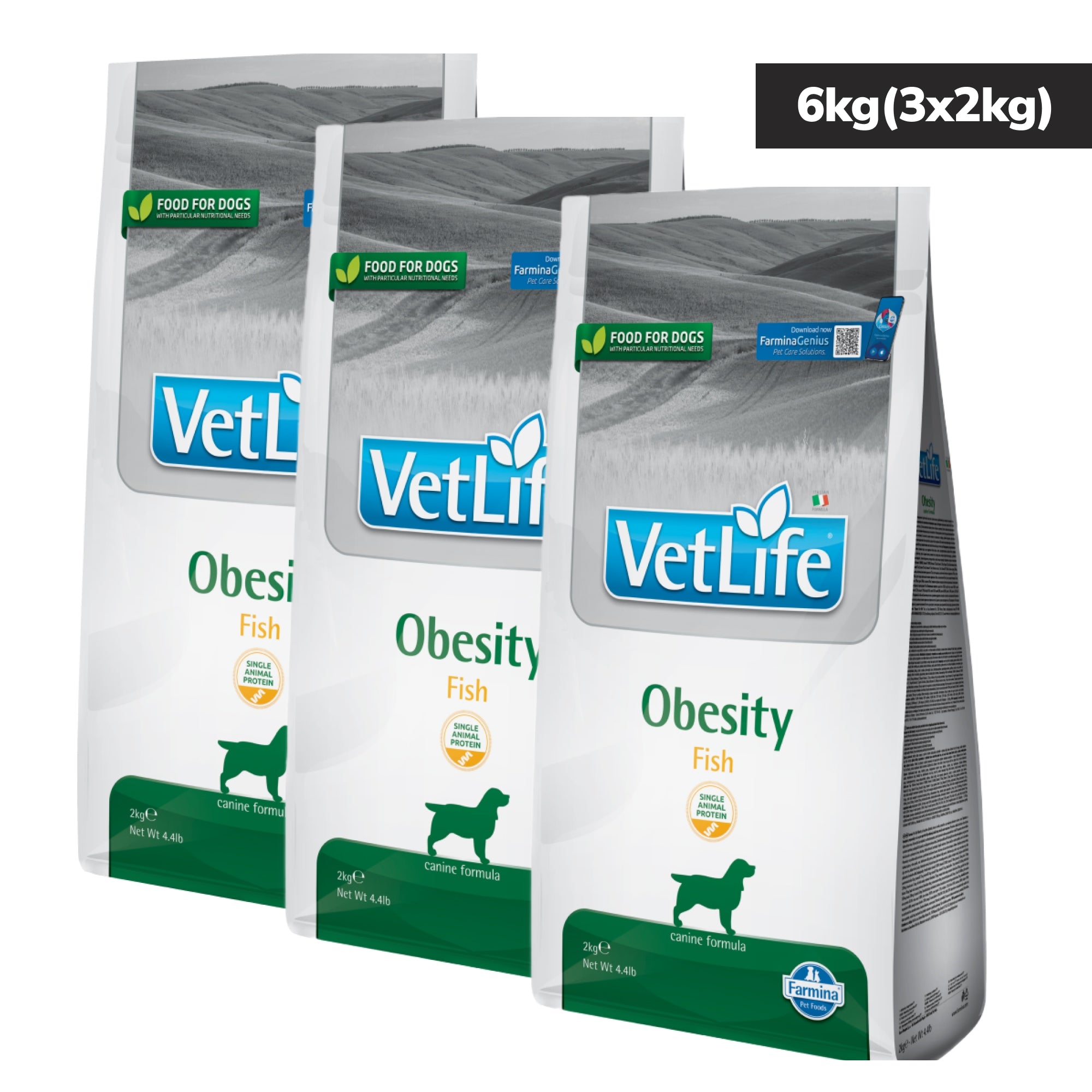 Farmina Vet Life Obesity Fish Adult Dog Dry Food image 5