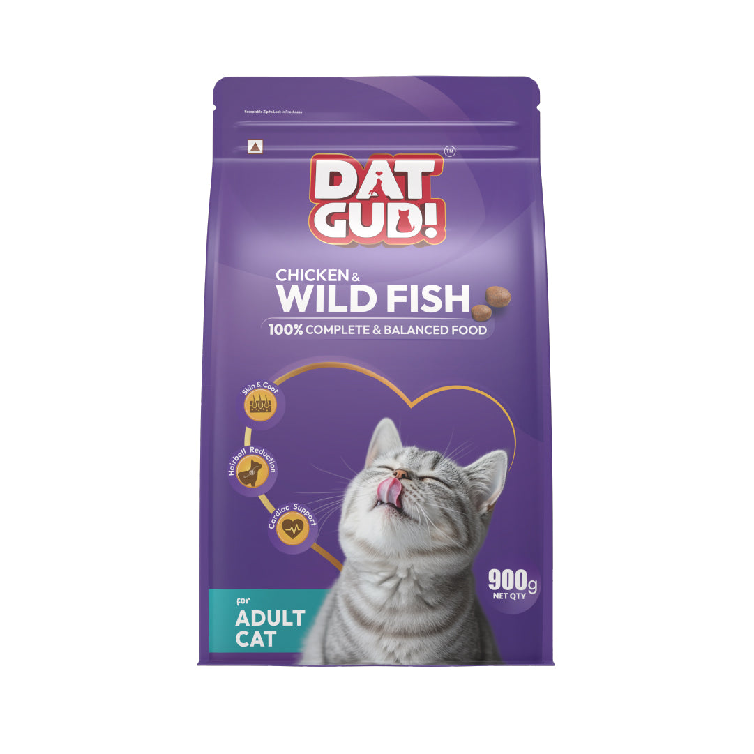 DatGud Chicken & Wild Fish Adult Cat Dry Food image 4