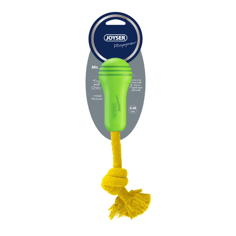 Joyser Ropper Chew Toy for Dogs (Yellow/Green) image 1