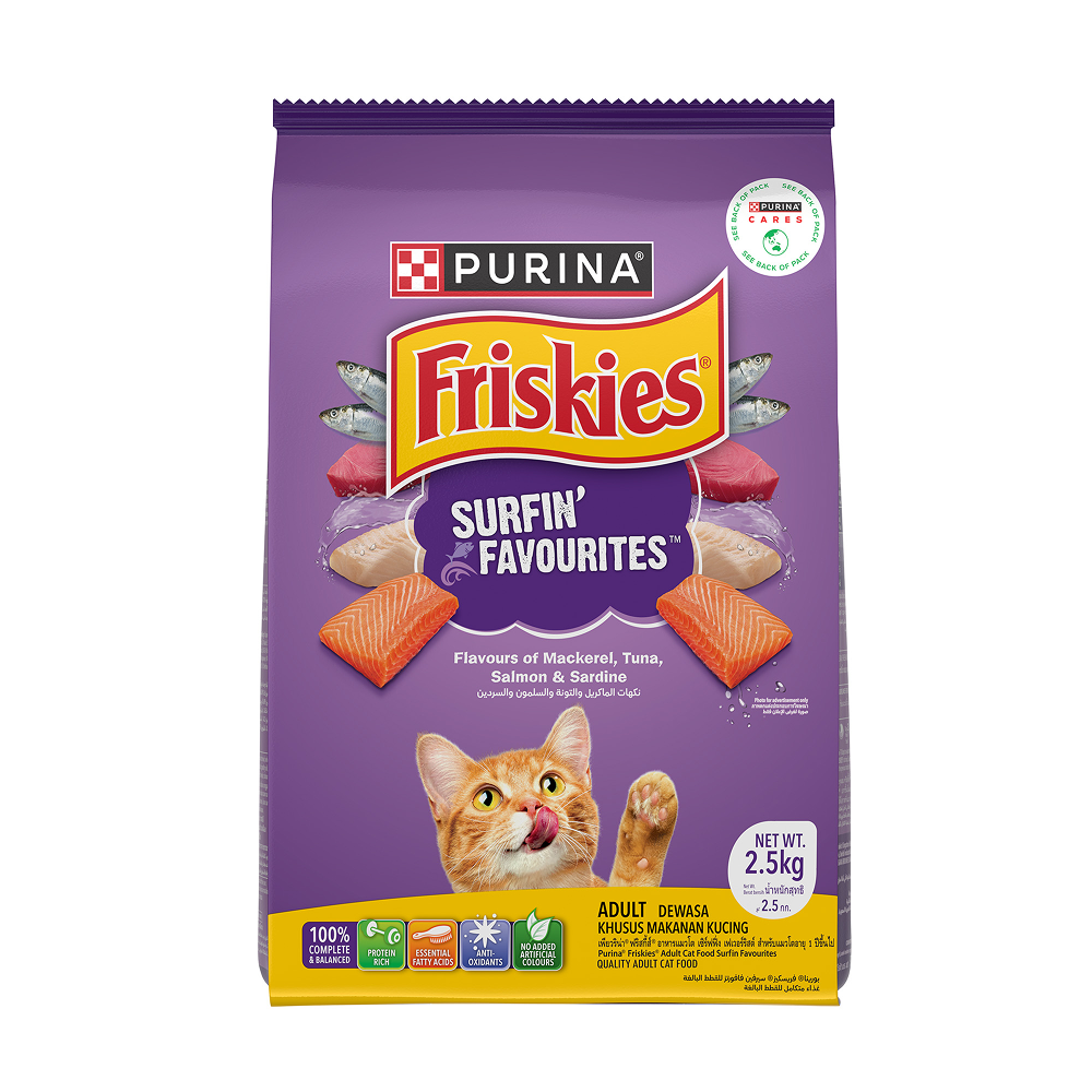 Purina Friskies Surfin Favourites Adult Cat Dry Food