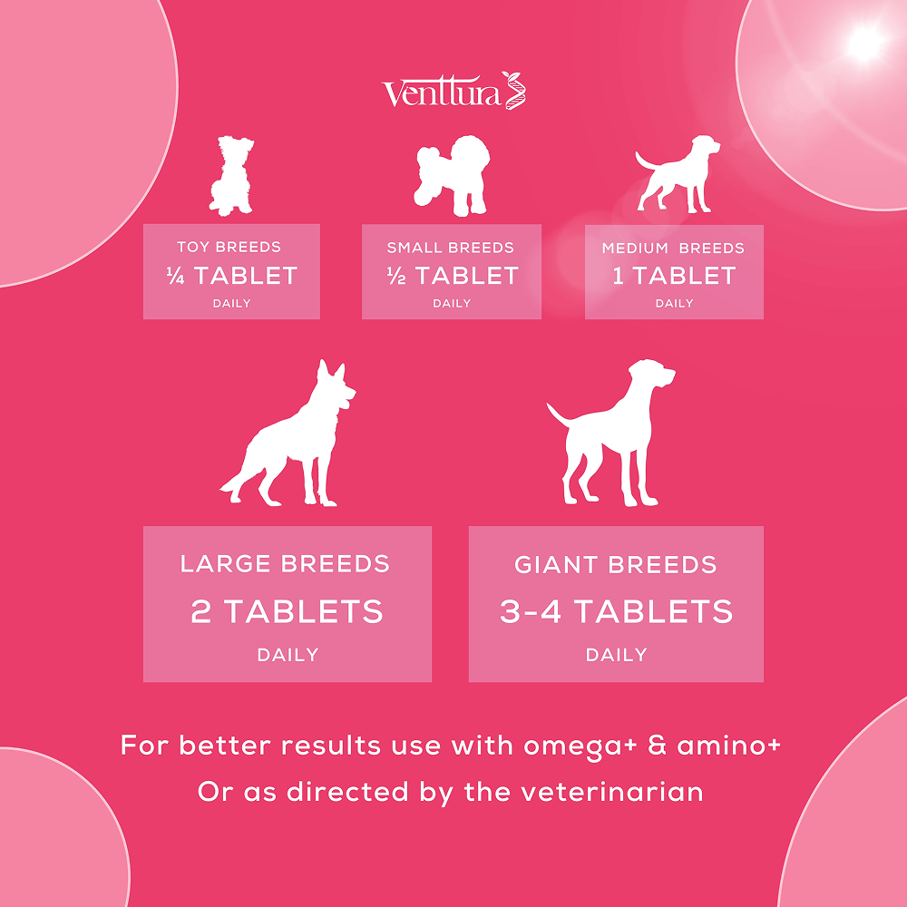 Venttura Lacto Plus Milk Boosters Chewable Tablets for Dogs image 4