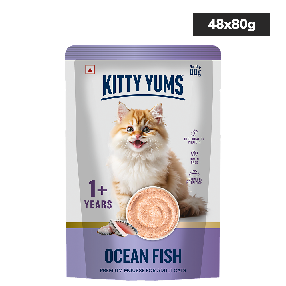 Kitty Yum Ocean Fish Mousse Cat Wet Food image 2