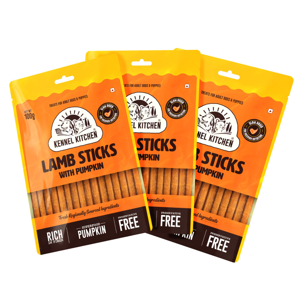 Kennel Kitchen Lamb Sticks with Pumpkin Stick Dog Treats image 10