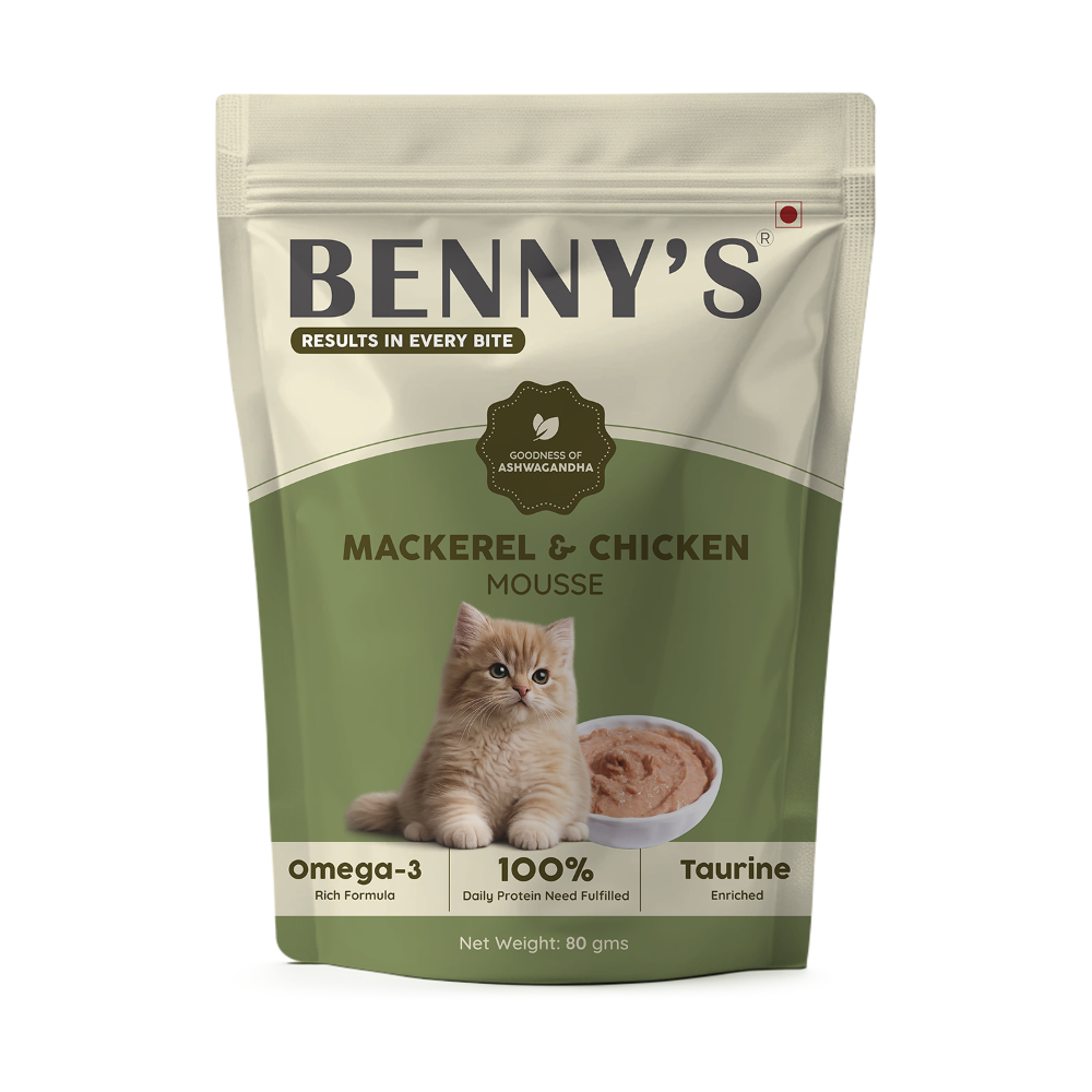 Benny's Bowl Mackerel Fish & Chicken Mousse Wet Food for Cats image 5