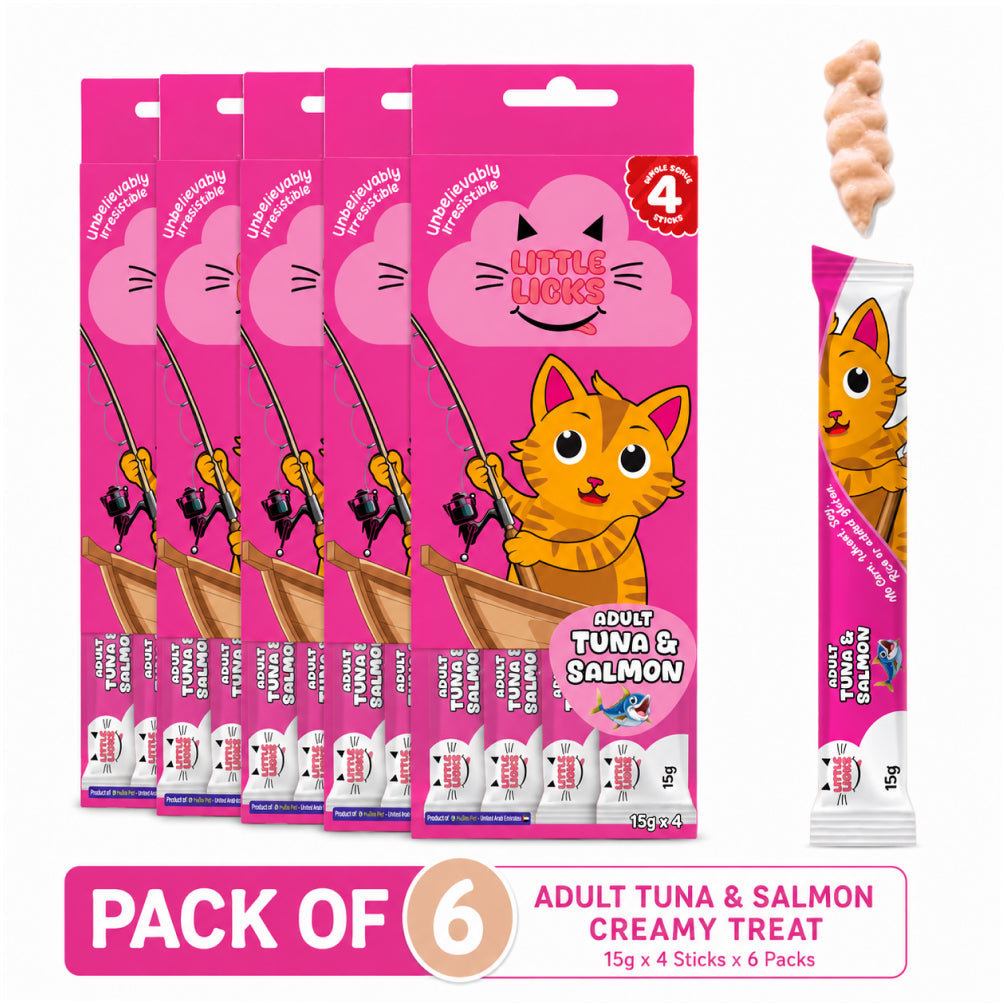 Smudges Little Licks Tuna and Salmon Creamy Bisque Adult Cat Treats image 8