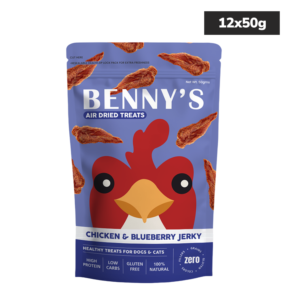 Bennys Bowl Chicken and Blueberry Jerky Dog Treats image 10