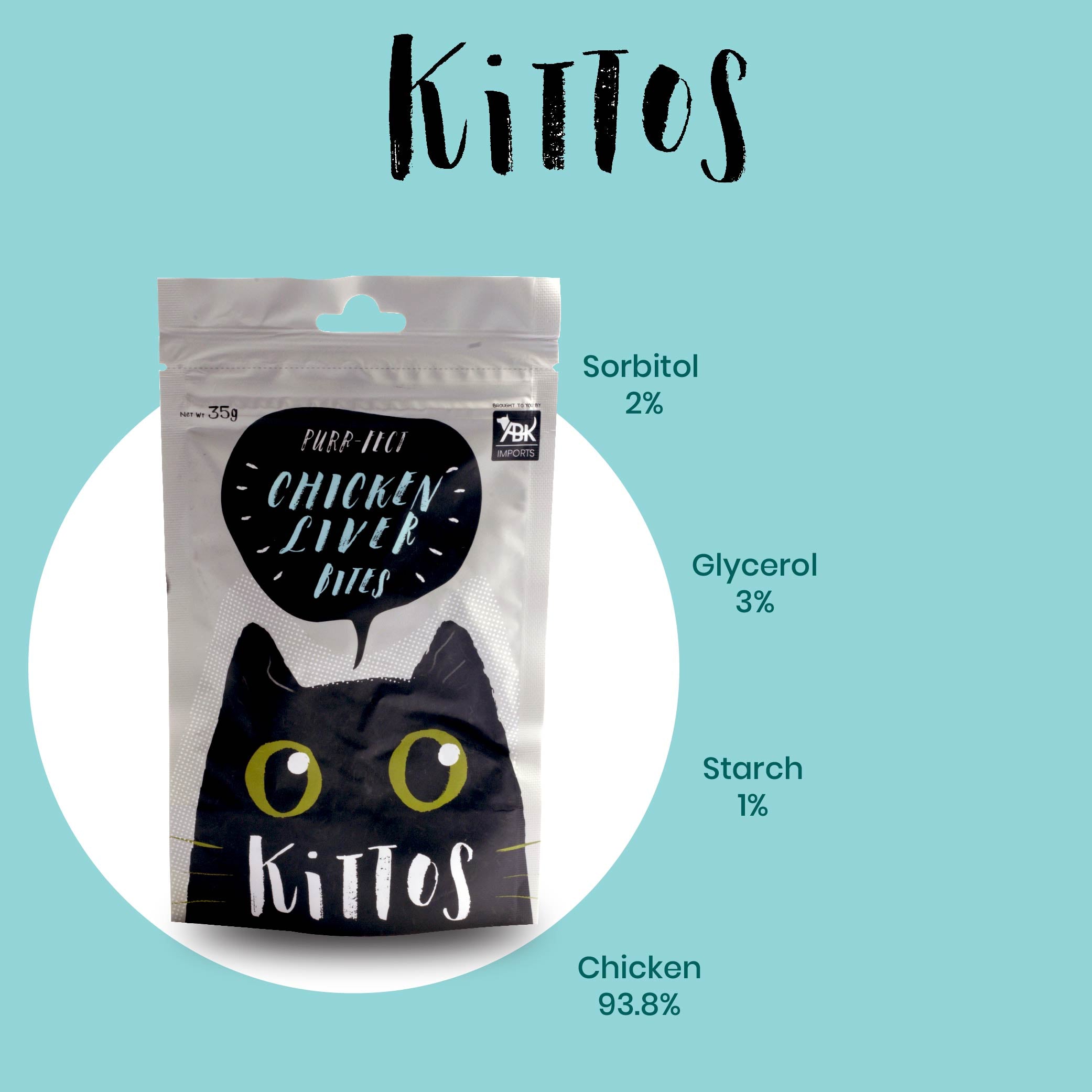 Kittos Purr Fect Chicken Liver Bites Cat Treat image 4