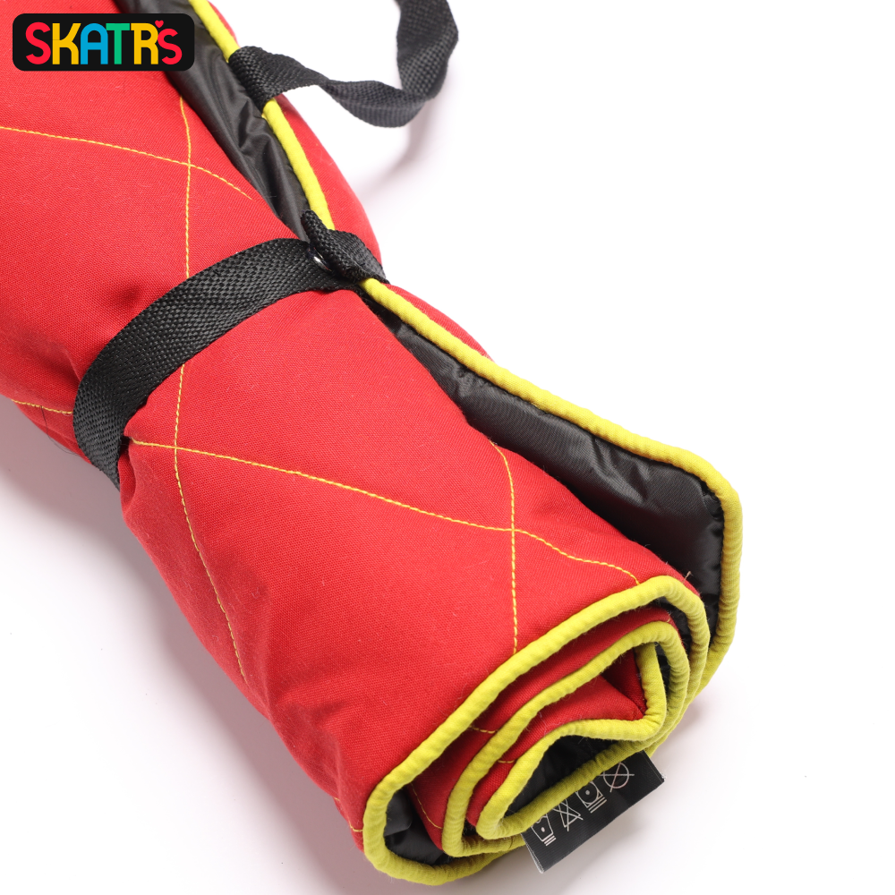 Skatrs Foldable Quilted Mat for Dogs and Cats (Red) image 5
