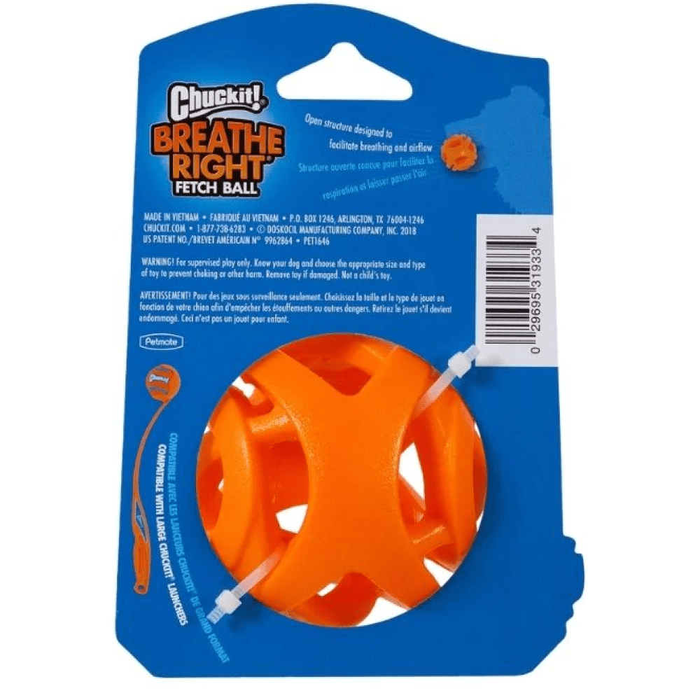 Chuckit! Breath Right Fetch Toy for Dogs | For Medium Chewers image 3
