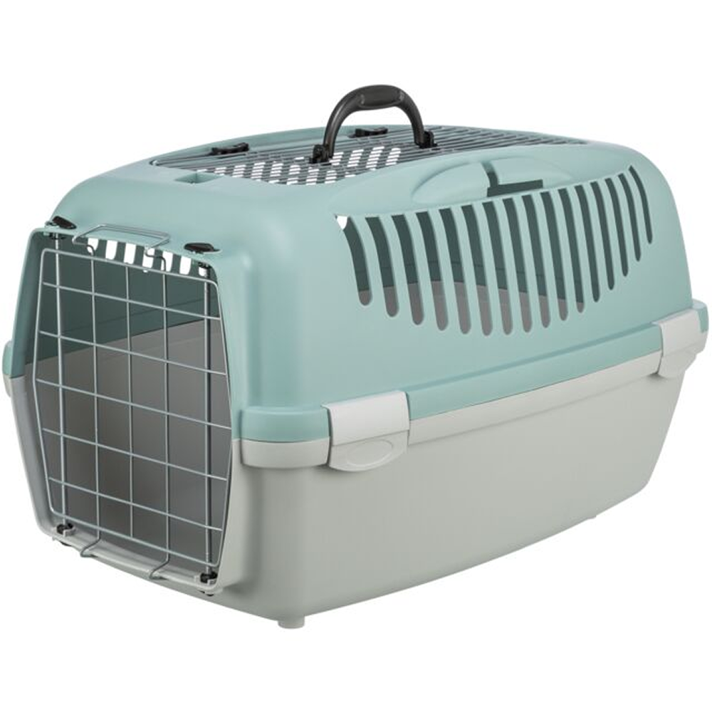 Trixie Capri 3 Open Top Carrier for Dogs and Cats (light grey/sage)