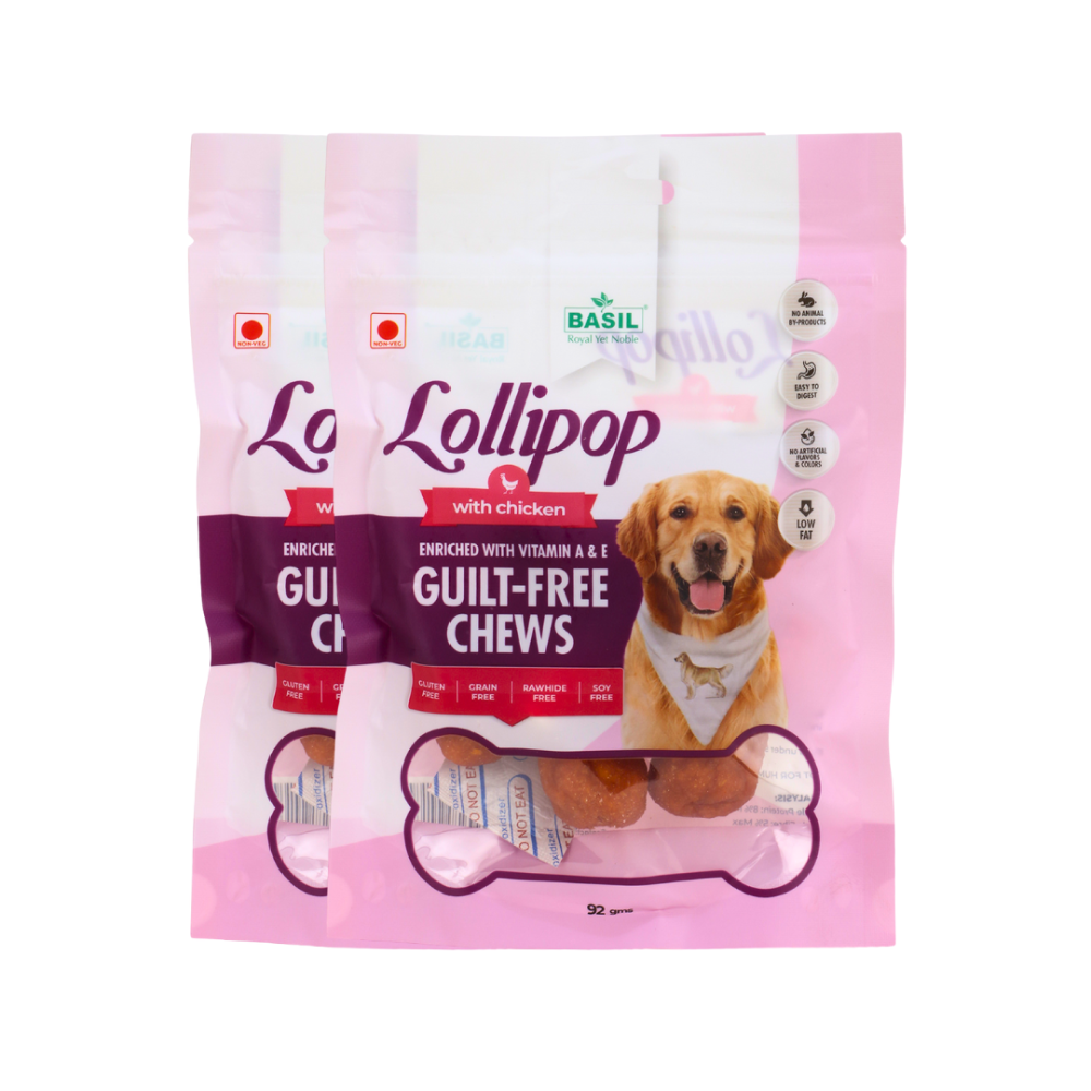 Basil Lollipop with Chicken Dog Chew Treat image 7