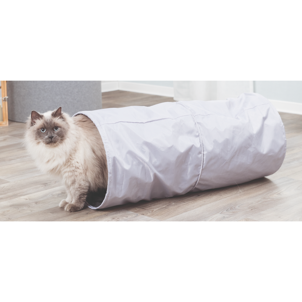 Trixie Playing Tunnel Toy for Cats (Grey) image 4