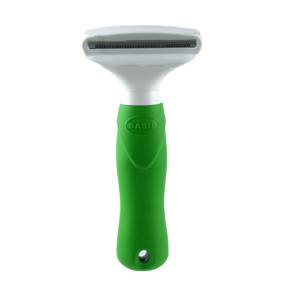 Basil De Shedding Comb with Auto Release Button for Dogs and Cats (Green) image 5