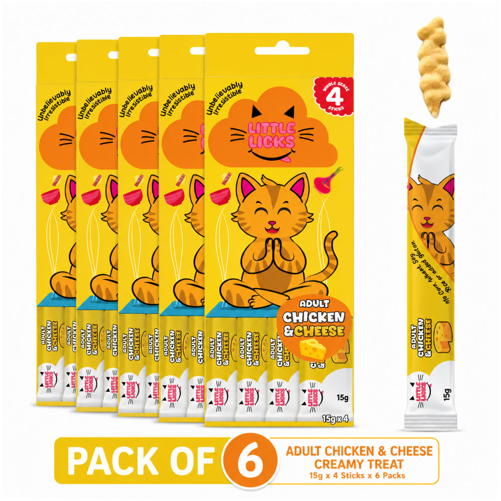 Smudges Little Licks Chicken and Cheese Creamy Bisque Adult Cat Treats image 8