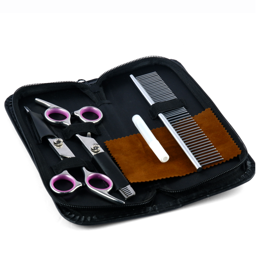 PetVogue Grooming Scissors and Comb Kit for Dogs and Cats image 2