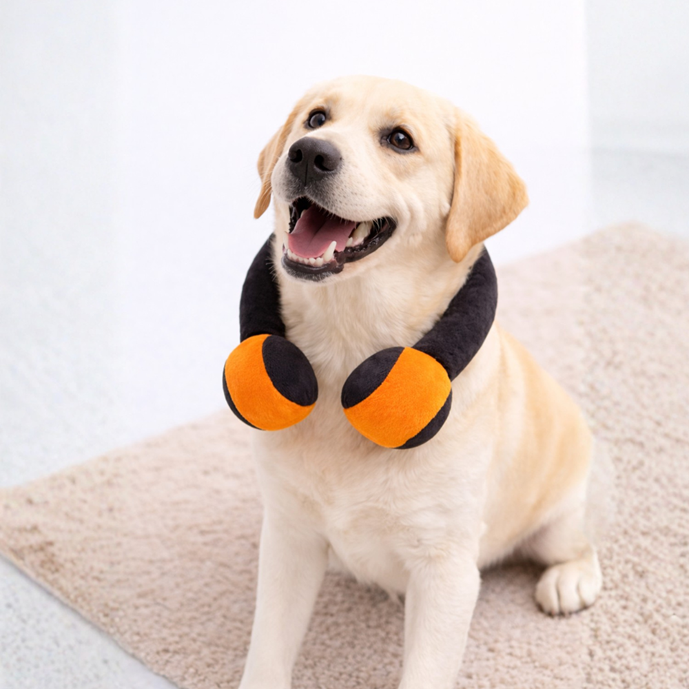 Pawgypets Headphone Plush Toy for Dogs image 5