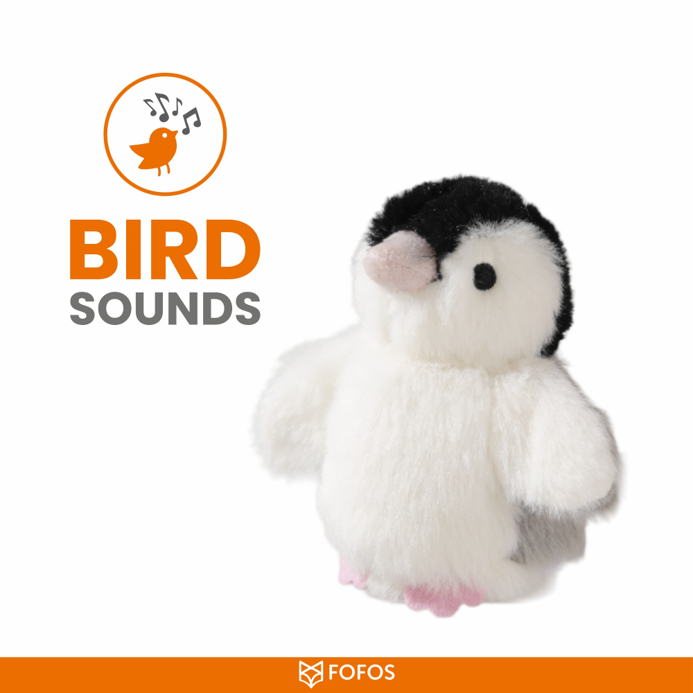 Barkbutler x Fofos Swinging Penguin Interactive Toy for Cats (White/Black) image 2
