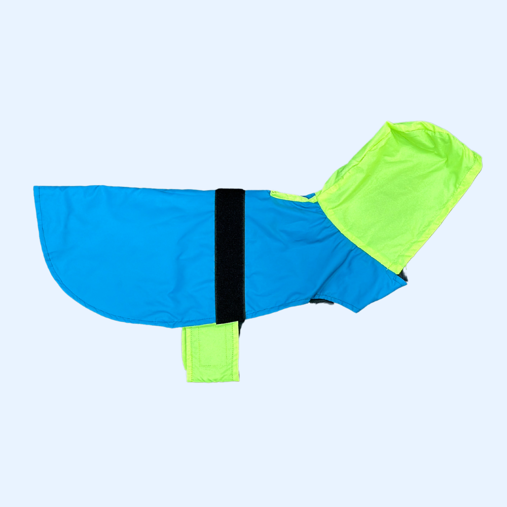 Pet Set Go Splash Waterproof Raincoat for Dogs (Neon Blue) image 7