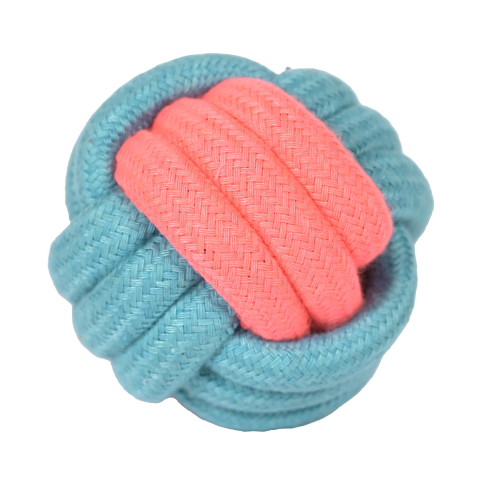 Skatrs Dummy Knotted, Ball and Bone Shaped Rope Chew Toy Combo for Dogs and Cats image 2