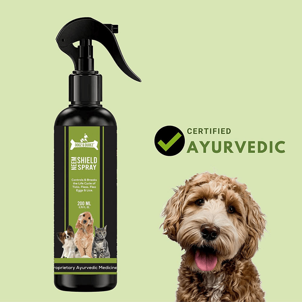 DOGZ & DUDEZ Natural Neem Shield Tick & Flea Repellent Spray for Dogs and Cats image 4