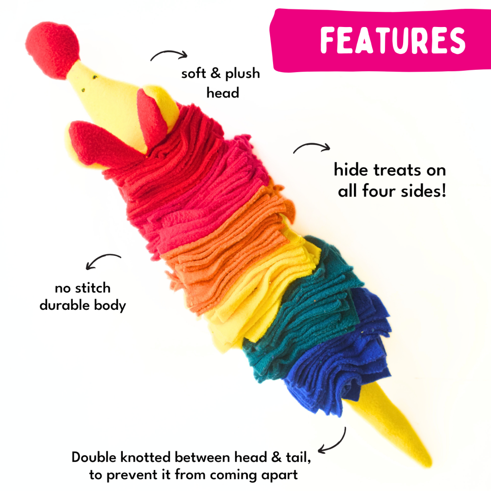 For The Love Of Dog Rainboo Snuffle Toy for Dogs image 2