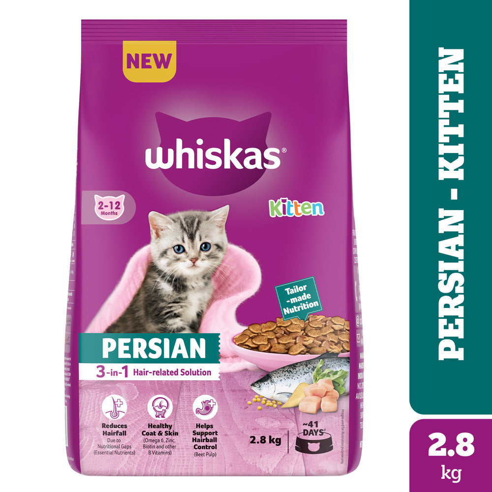Whiskas (2 to 12 months) Persian Kitten Cat Dry Food image 5