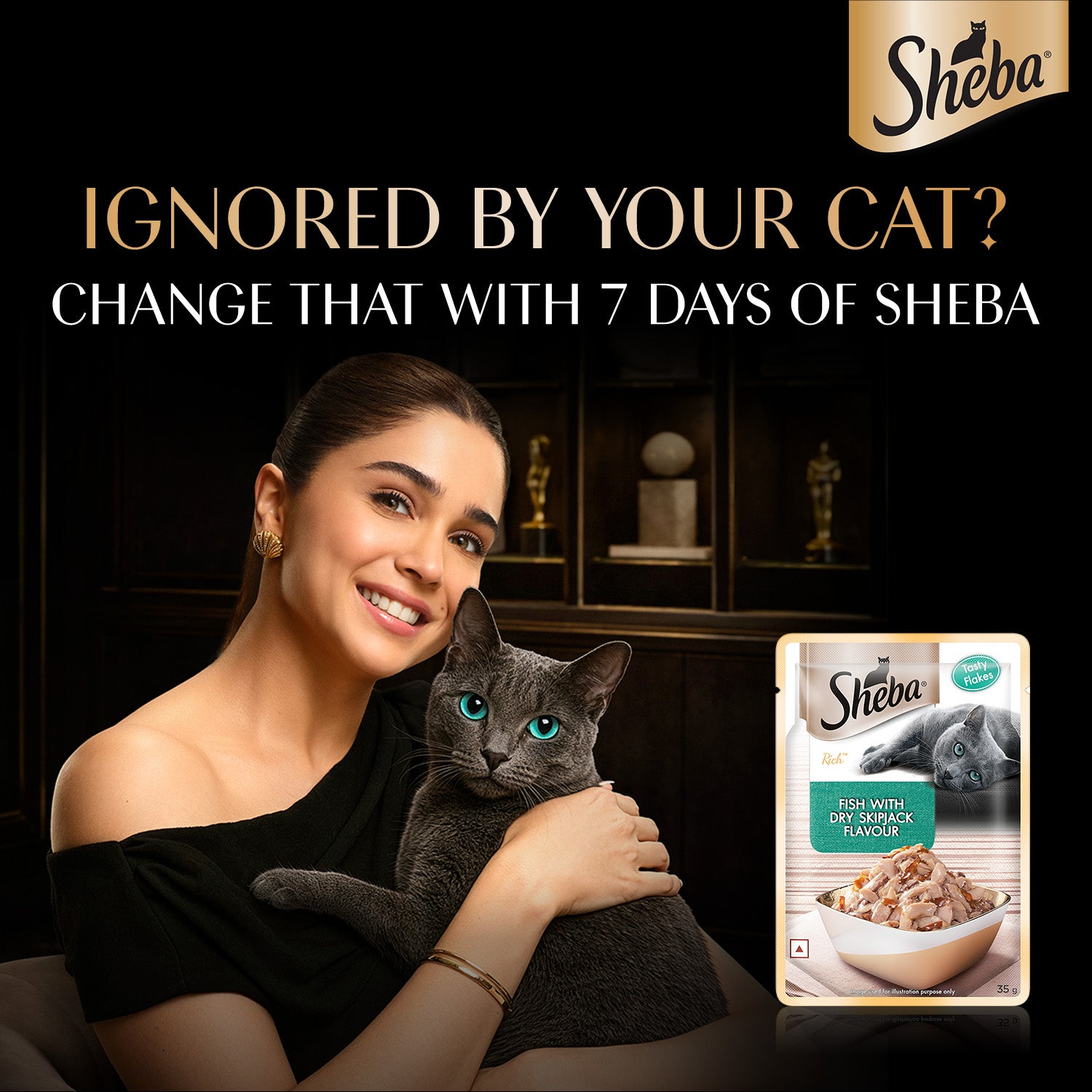 Sheba Fish with Dry Skipjack Premium Cat Wet Food image 7