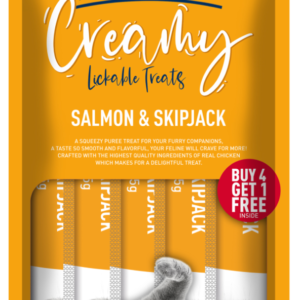 Kitty Yums Salmon & Skipjack Creamy Cat Treats