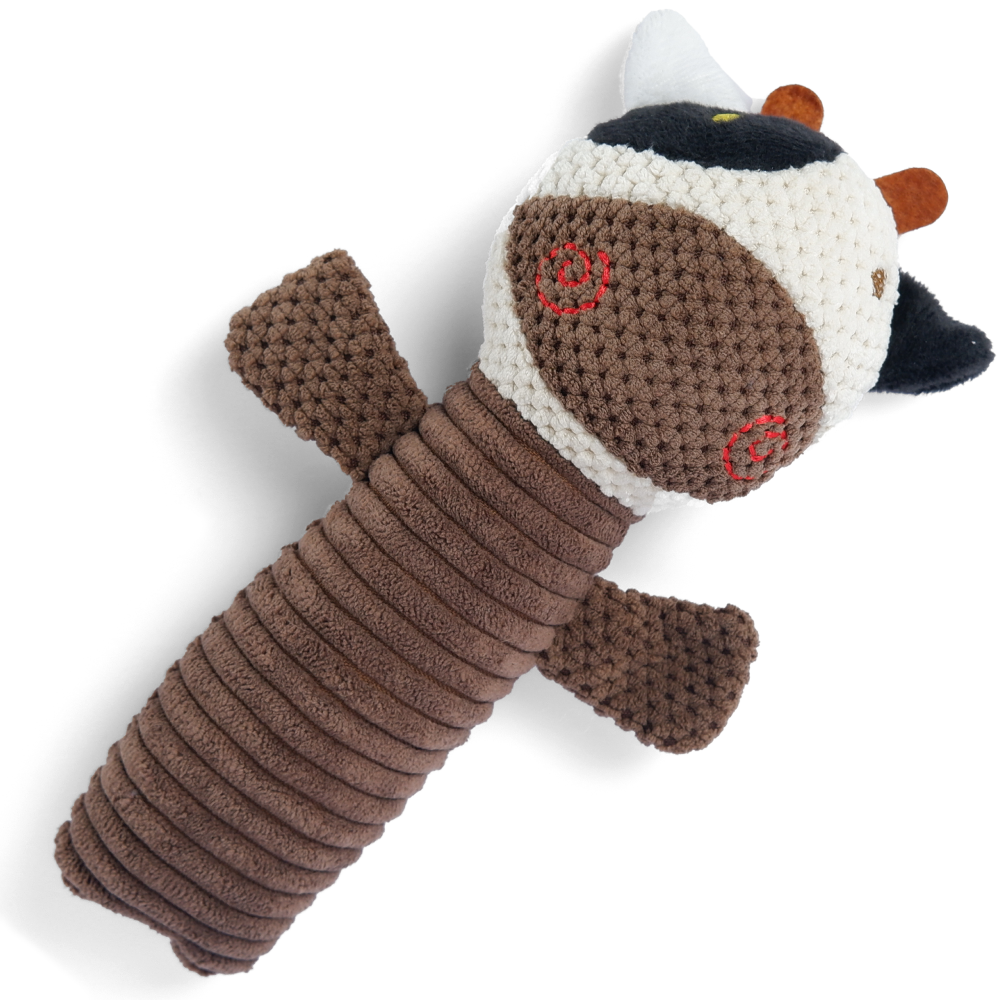 Pet Vogue Cow Shaped Plush Toy for Dogs | For Soft Chewers image 2