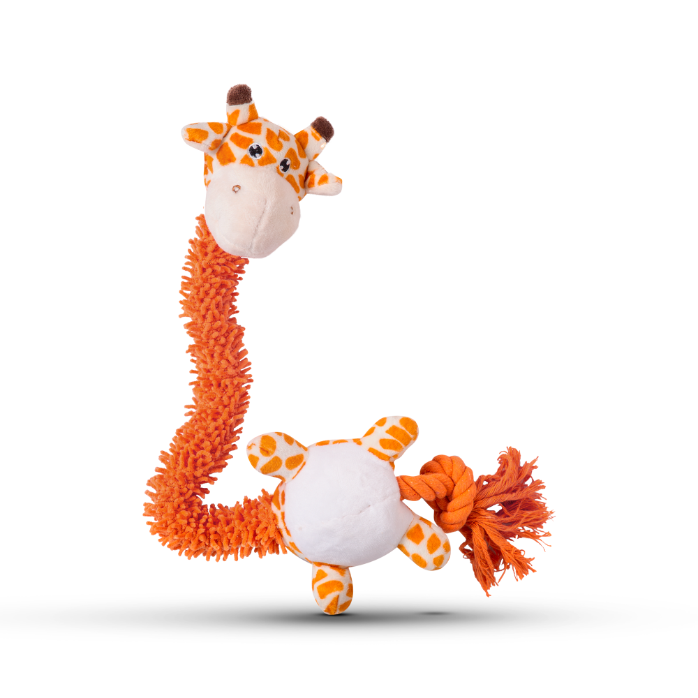 Barkbutler Garry The Giraffe Plush Toy for Dogs | For Soft Chewers image 8