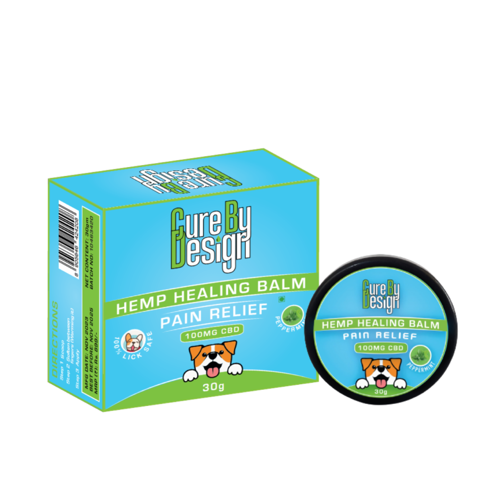 Cure By Design 100mg CBD Pain Relief Hemp Healing Balm for Dogs and Cats image 7