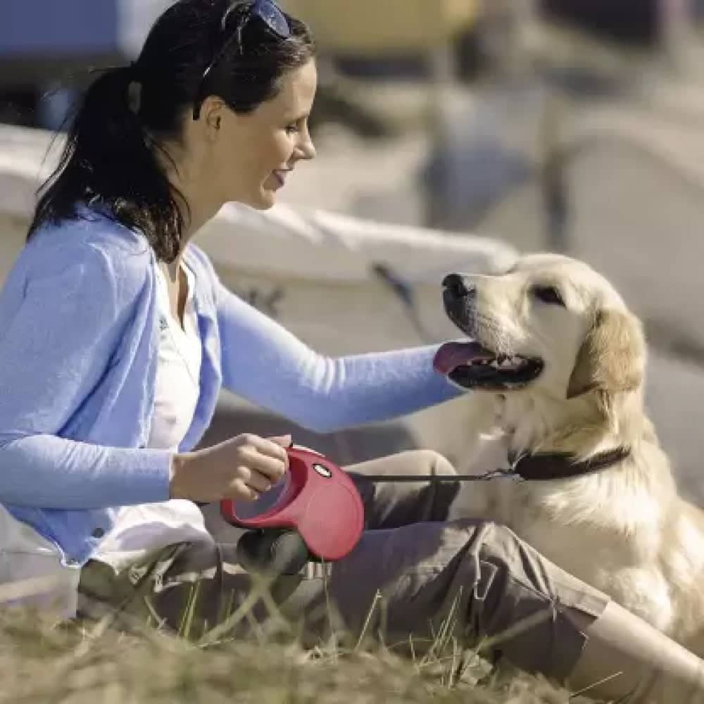 Trixie Flexi Classic Retractable Leash for Dogs and Cats (Red) image 7