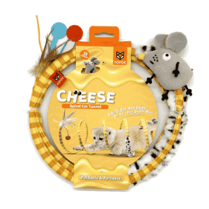 Barkbutler x Fofos Safari Spiral Tunnel Toy for Cats
