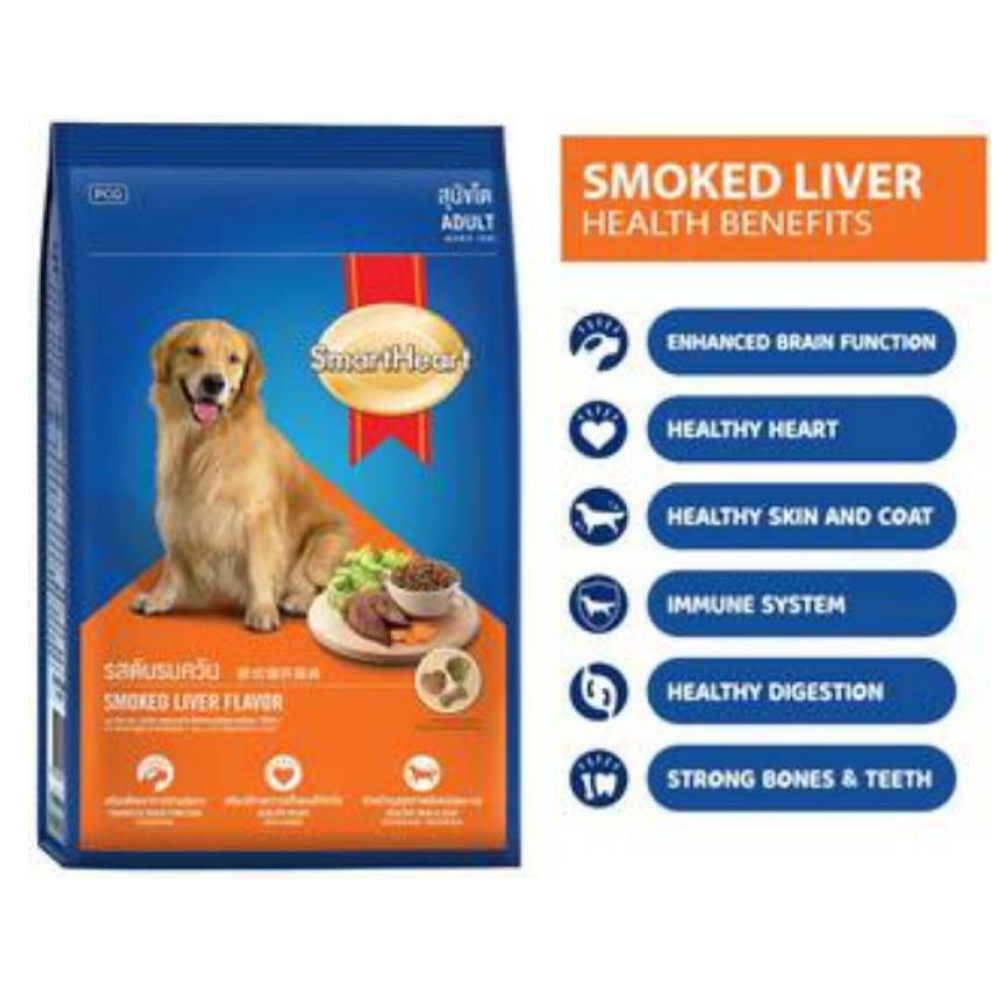 SmartHeart Smoked Liver Adult Dog Dry Food image 2