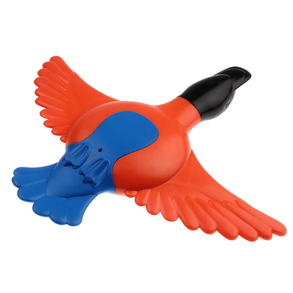GiGwi Lets Fly Duck Squeaky TPR Toy for Dogs (Orange/Blue) image 4