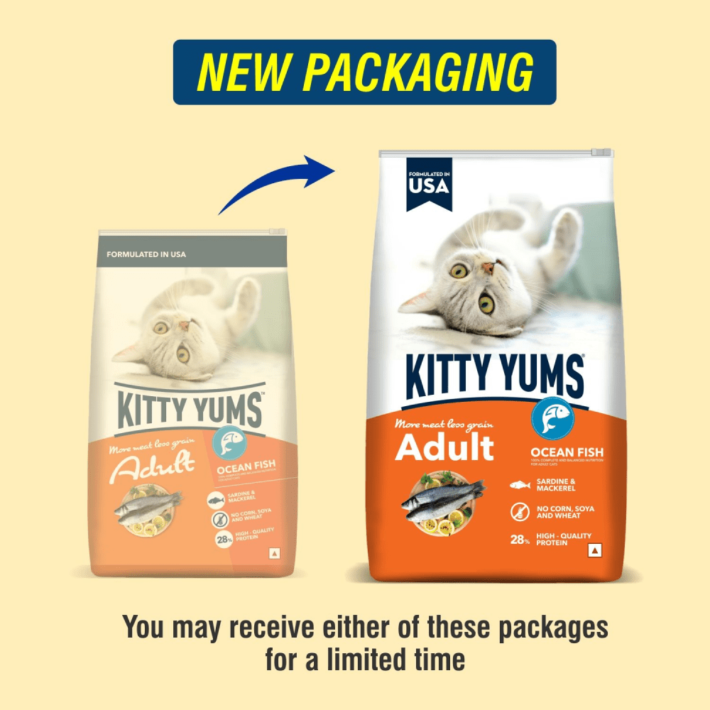Kitty Yums Ocean Fish Adult (1+ years) Cat Dry Food image 5